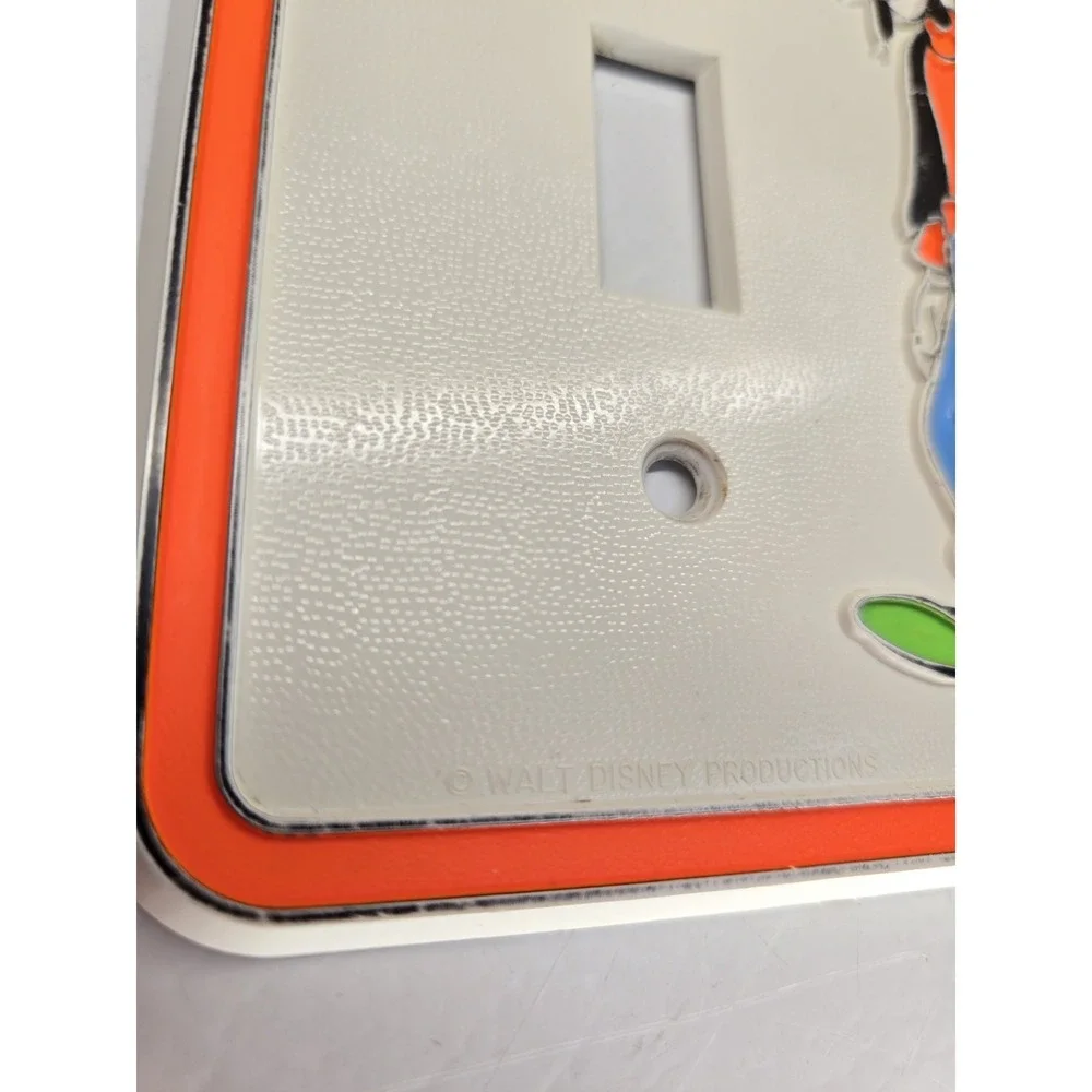 Vintage Goofy Light Switch Plate Cover Disney 70s Don't Forget